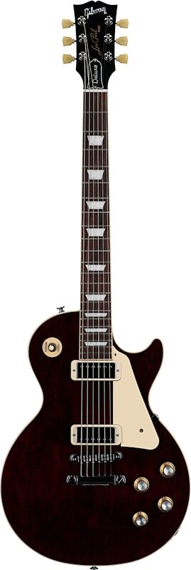 Gibson Les Paul Deluxe '70s Electric Guitar (with Case), Wine Red, Full Straight Front