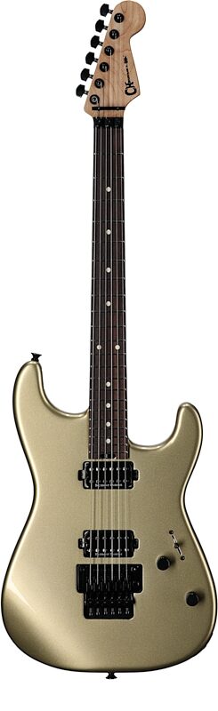 Charvel Pro-Mod Relic San Dimas ST1 HH Electric Guitar (with Gig Bag), Pharaoh Gold, Full Straight Front