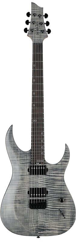 Schecter Sunset-6 Extreme Electric Guitar, Gray Ghost, Full Straight Front
