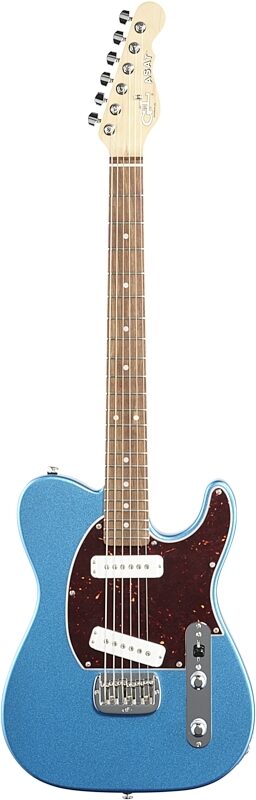 G&L Fullerton Deluxe ASAT Special Electric Guitar (with Gig Bag), Lake Placid Blue, Full Straight Front