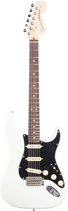 Fender American Performer Stratocaster Electric Guitar, Rosewood Fingerboard (with Gig Bag), Arctic White, Full Straight Front