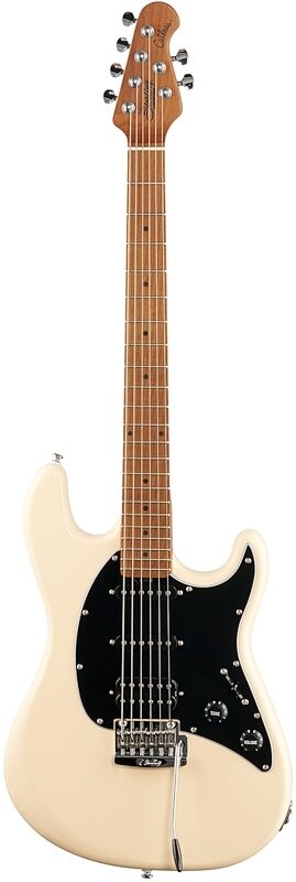 Sterling by Music Man CT50 Cutlass HSS Electric Guitar, Vintage Cream, Full Straight Front