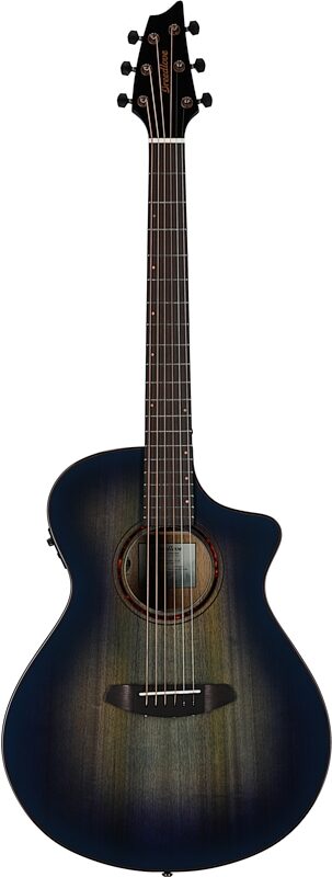 Breedlove Pursuit Exotic S Concert CE Myrtlewood Acoustic-Electric Guitar, Blue Eyes, B-Stock, Full Straight Front