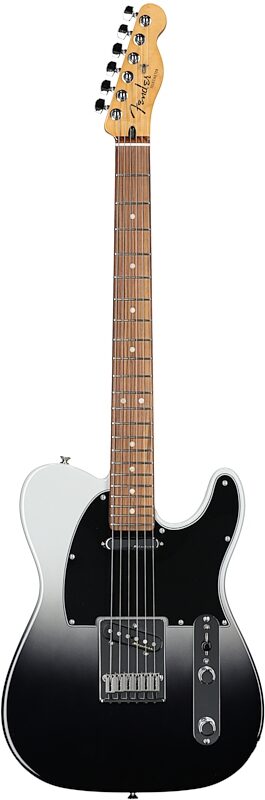 Fender Player Plus Telecaster Electric Guitar, Pau Ferro Fingerboard (with Gig Bag), Silver Smoke, Full Straight Front