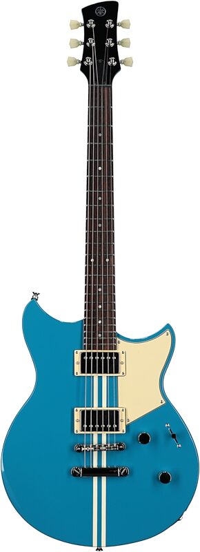 Yamaha Revstar Element RSE20 Electric Guitar, Swift Blue, Full Straight Front