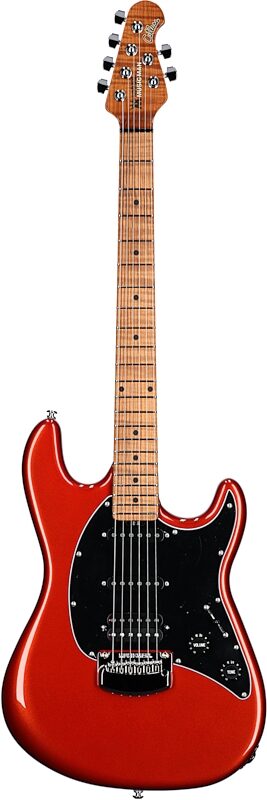 Ernie Ball Music Man Cutlass RS HSS Electric Guitar (with Case), Blood Orange, Full Straight Front