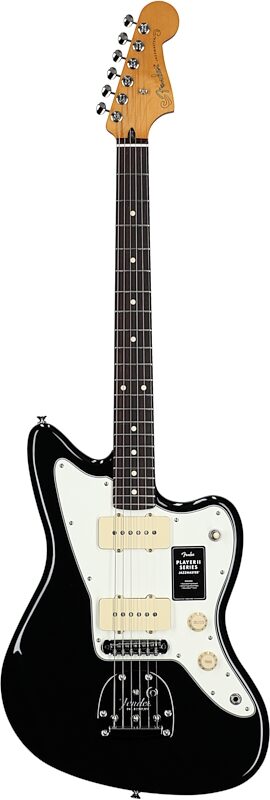 Fender Player II Jazzmaster Electric Guitar, with Rosewood Fingerboard, Black, Full Straight Front