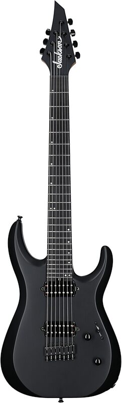 Jackson Pro Plus DK MDK7P HT 7-String Electric Guitar (with Gig Bag), Satin Black, Full Straight Front