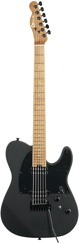 Charvel So Cal S2 24 HH 2PT CM Electric Guitar, Black Ash, Full Straight Front