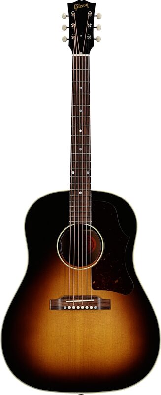 Gibson '50s J-45 Original Acoustic-Electric Guitar (with Case), Vintage Sunburst, Blemished, Full Straight Front