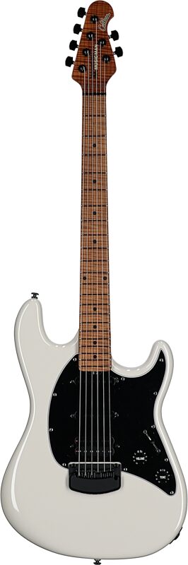 Ernie Ball Music Man Cutlass RS HSS Electric Guitar (with Case), Limestone, Full Straight Front