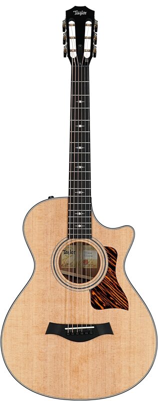 Taylor 312ce-v2 12-Fret Grand Concert Acoustic-Electric Guitar (with Case), New, Full Straight Front