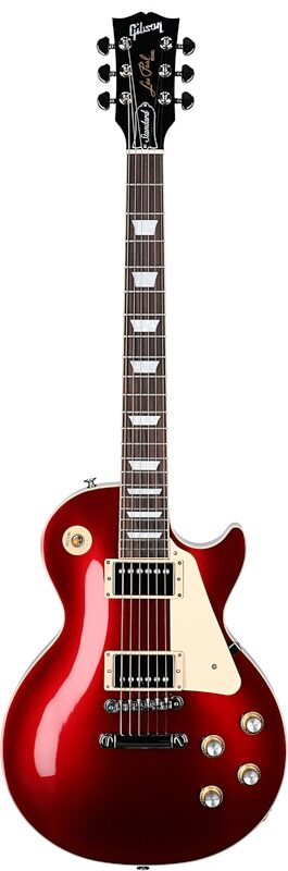 Gibson Les Paul Standard '60s Custom Color Electric Guitar, Plain Top (with Case), Sparkling Burgundy, Full Straight Front