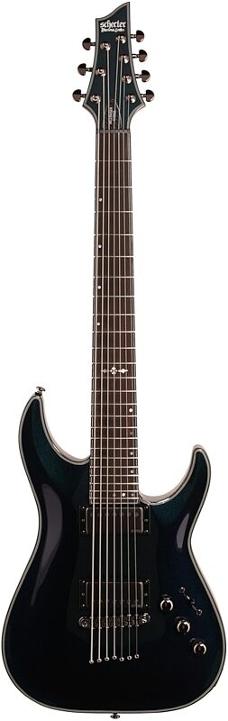 Schecter Hellraiser Hybrid C-7 Electric Guitar, 7-String, Ultra Violet, Full Straight Front