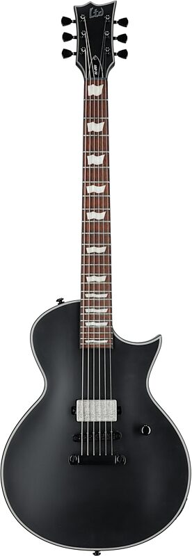 ESP LTD EC-201 Electric Guitar, Black Satin, Full Straight Front
