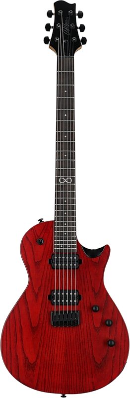 Chapman ML2 Electric Guitar, Deep Red Satin, Full Straight Front