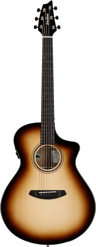 Breedlove Organic Pro Artista Concert CE Acoustic-Electric Guitar (with Case), Burnt Amber, Full Straight Front