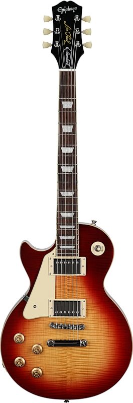 Epiphone Les Paul Standard 50s Electric Guitar, Left-Handed, Heritage Cherry Sunburst, Full Straight Front