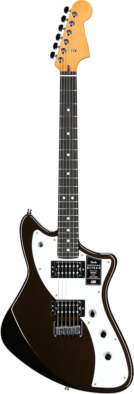 Fender American Ultra II Meteora Electric Guitar, Ebony Fingerboard (with Case), Texas Tea, Full Straight Front