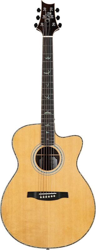 PRS Paul Reed Smith SE A60E Angeles Acoustic-Electric Guitar (with Case), Natural, Blemished, Full Straight Front