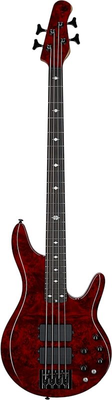 Michael Kelly Pinnacle 4 Electric Bass, Cherry Burl, Full Straight Front