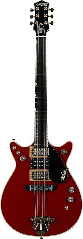 Gretsch G6131-MY-RB Limited Edition Malcolm Young Jet Electric Guitar (with Case), Firebird Red, Full Straight Front