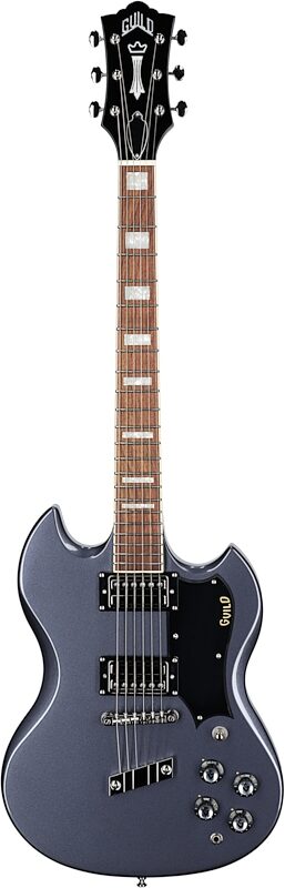 Guild Polara Deluxe Electric Guitar, Canyon Dusk, Full Straight Front