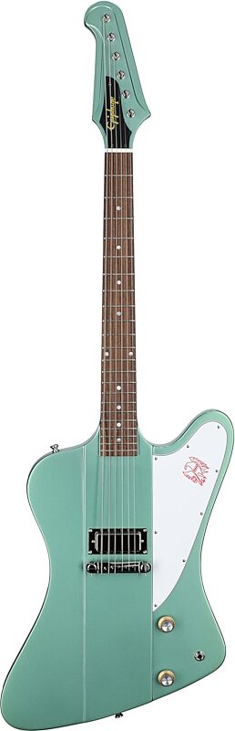 Epiphone 1963 Firebird I Electric Guitar (with Hard Case), Inverness Green, Blemished, Full Straight Front