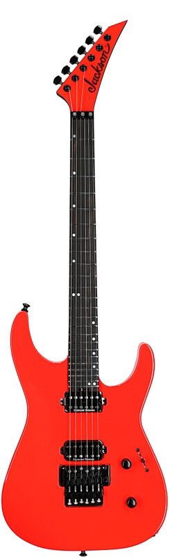 Jackson American Series Virtuoso Electric Guitar (with Case), Rocket Red, Full Straight Front