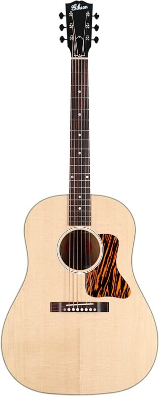 Gibson J-35 '30s Faded Acoustic-Electric Guitar (with Case), Antique Natural, Full Straight Front
