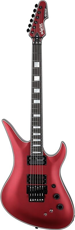 Schecter Avenger FR-S Special Edition Electric Guitar, Satin Candy Apple Red, Full Straight Front