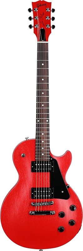 Gibson Les Paul Modern Lite Electric Guitar (with Soft Case), Cardinal Red Satin, Full Straight Front