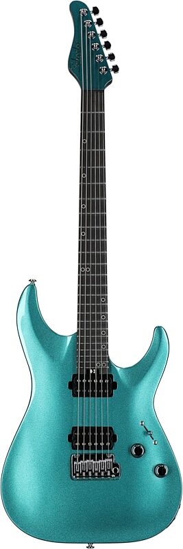 Schecter Aaron Marshall AM-6 Tremolo Electric Guitar, Arctic Jade, Full Straight Front
