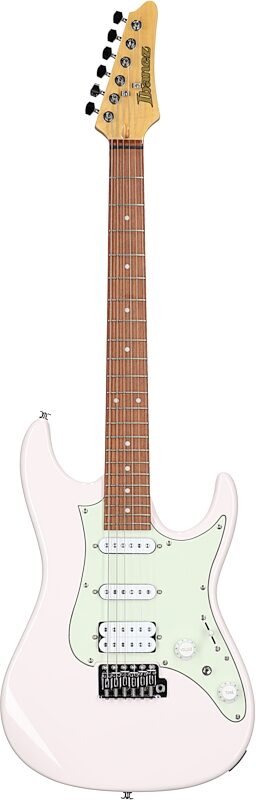 Ibanez AZES40 AZ Essentials Electric Guitar, Pastel Pink, Full Straight Front