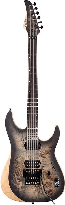 Schecter Reaper 6FR Electric Guitar, Charcoal Burst, Blemished, Full Straight Front