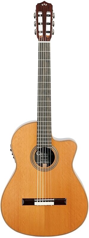 Cordoba Fusion Orchestra CE Classical Acoustic-Electric Guitar, Solid Canadian Cedar Top, Full Straight Front