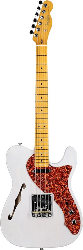 Fender Limited Edition American Pro II Telecaster Thinline Electric Guitar (with Case), White Blonde, Full Straight Front