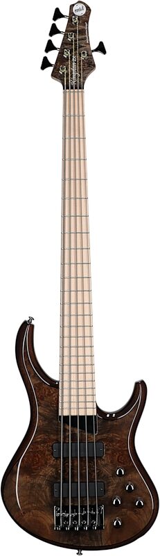 MTD Kingston ZX5 Electric Bass, 5-String, Transparent Mocha, Full Straight Front
