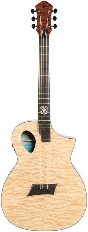 Michael Kelly Forte Port X Acoustic-Electric Guitar, Natural, Scratch and Dent, Full Straight Front