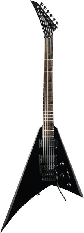 Jackson X Series Rhoads RRX24 Electric Guitar, with Laurel Fingerboard, Gloss Black, Full Straight Front