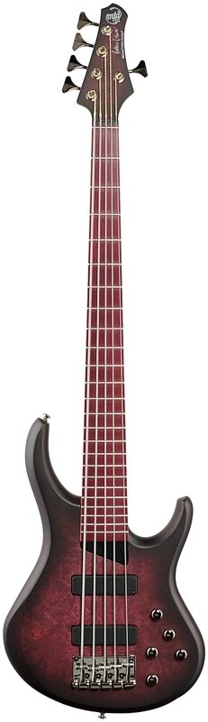 MTD Andrew Gouche Signature AG-5 Electric Bass, 5-String, Smoky Purple Satin, Scratch and Dent, Full Straight Front