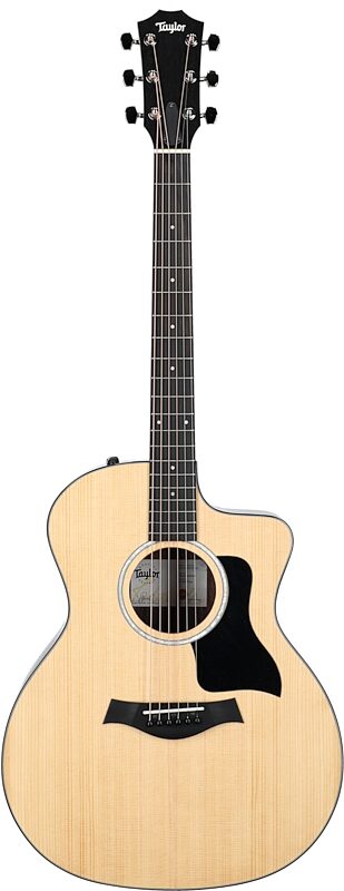 Taylor 214ce-v2 Plus Grand Auditorium Acoustic-Electric Guitar (with Aerocase), New, Full Straight Front