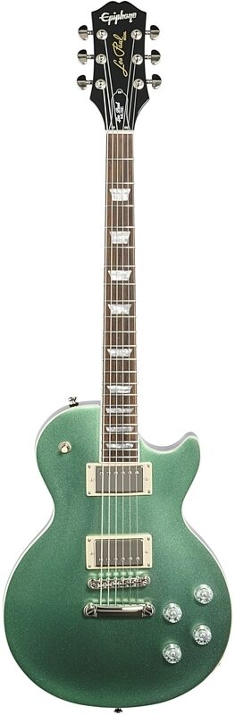 Epiphone Les Paul Muse Electric Guitar, Wanderlust Green Metallic, Full Straight Front