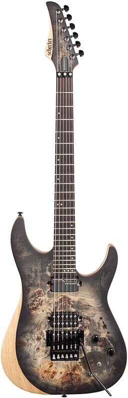 Schecter Reaper-6 FR-S Electric Guitar, Charcoal Burst, Full Straight Front