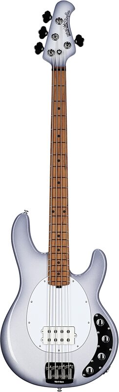 Ernie Ball Music Man StingRay Special Electric Bass (with Case), Rosewood Fingerboard, Snowy Night, Full Straight Front