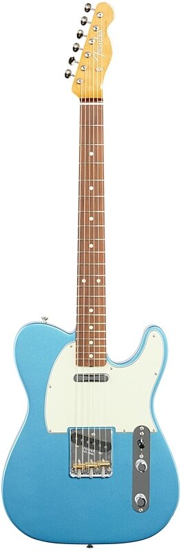 Fender Vintera '60s Telecaster Modified Electric Guitar, Pau Ferro Fingerboard (with Gig Bag), Lake Placid Blue, Full Straight Front