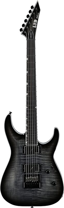 ESP LTD MH-1000 EverTune Electric Guitar, Charcoal Burst, Full Straight Front