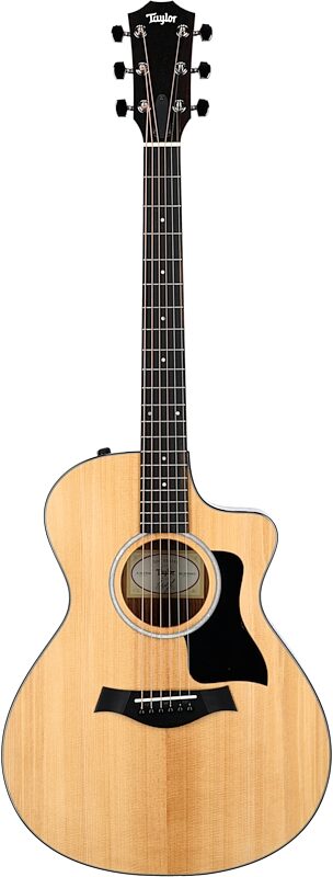 Taylor 212ce Plus Grand Concert Acoustic-Electric Guitar (with Case), New, Full Straight Front