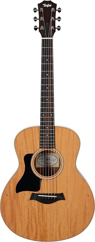 Taylor GS Mini Mahogany Acoustic Guitar, Left-Handed (with Gig Bag), Natural, Full Straight Front