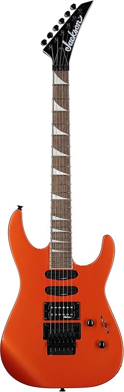 Jackson X Series Soloist SL3X DX Crackle Electric Guitar, Lambo Orange, Full Straight Front